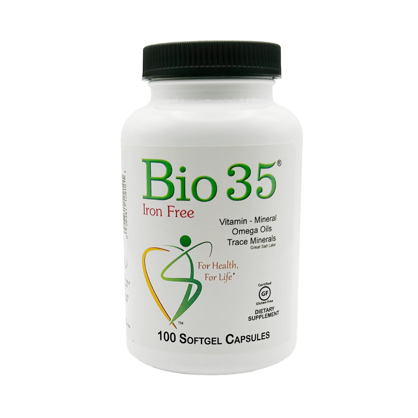 Bio-35 100ct Iron Gluten & Soy-Free | Omega 3-6-9, Minerals & B-Vitamins