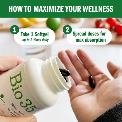 Bio-35 100ct - Trace Minerals & Omega Oils Softgel Capsules