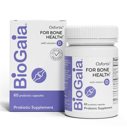 BioGaia Osfortis – Women’s Probiotic for Bone Health, Immune Balance & GI Wellness (60 caps)