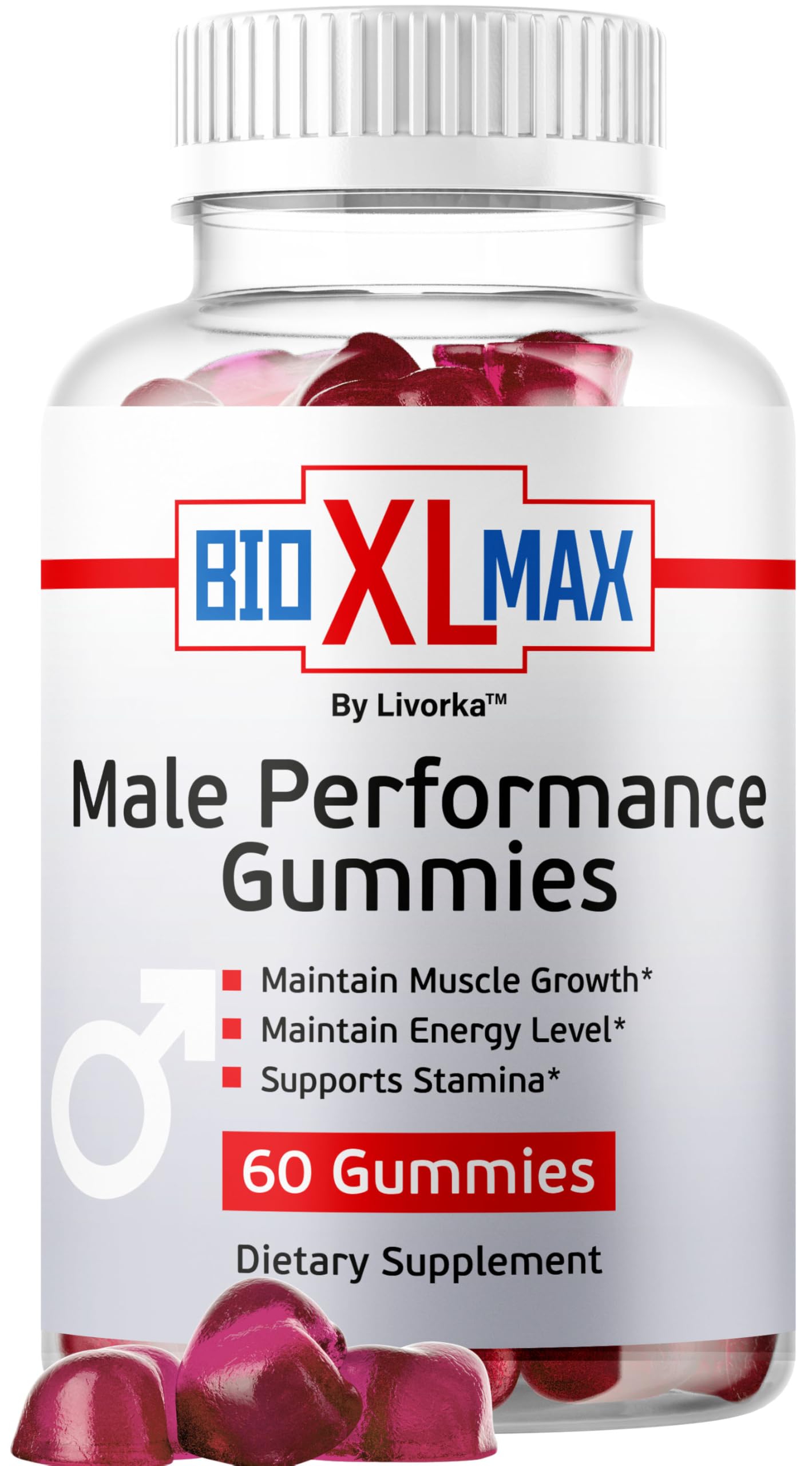 Bio XL Max Gummies - Natural Energy & Wellness Formula | 60 Gummies