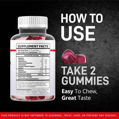 (2 Pack) Bio XL Max Gummies | Natural Energy & Wellness | 120 Gummies