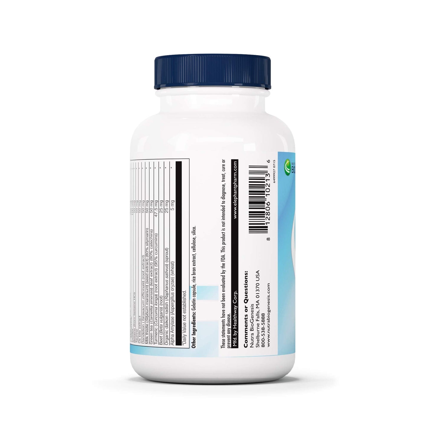 BioLiv Betaine HCl Digestive Supplement – Liver & Gallbladder Health | Nutra Biogenesis (90 Capsules)