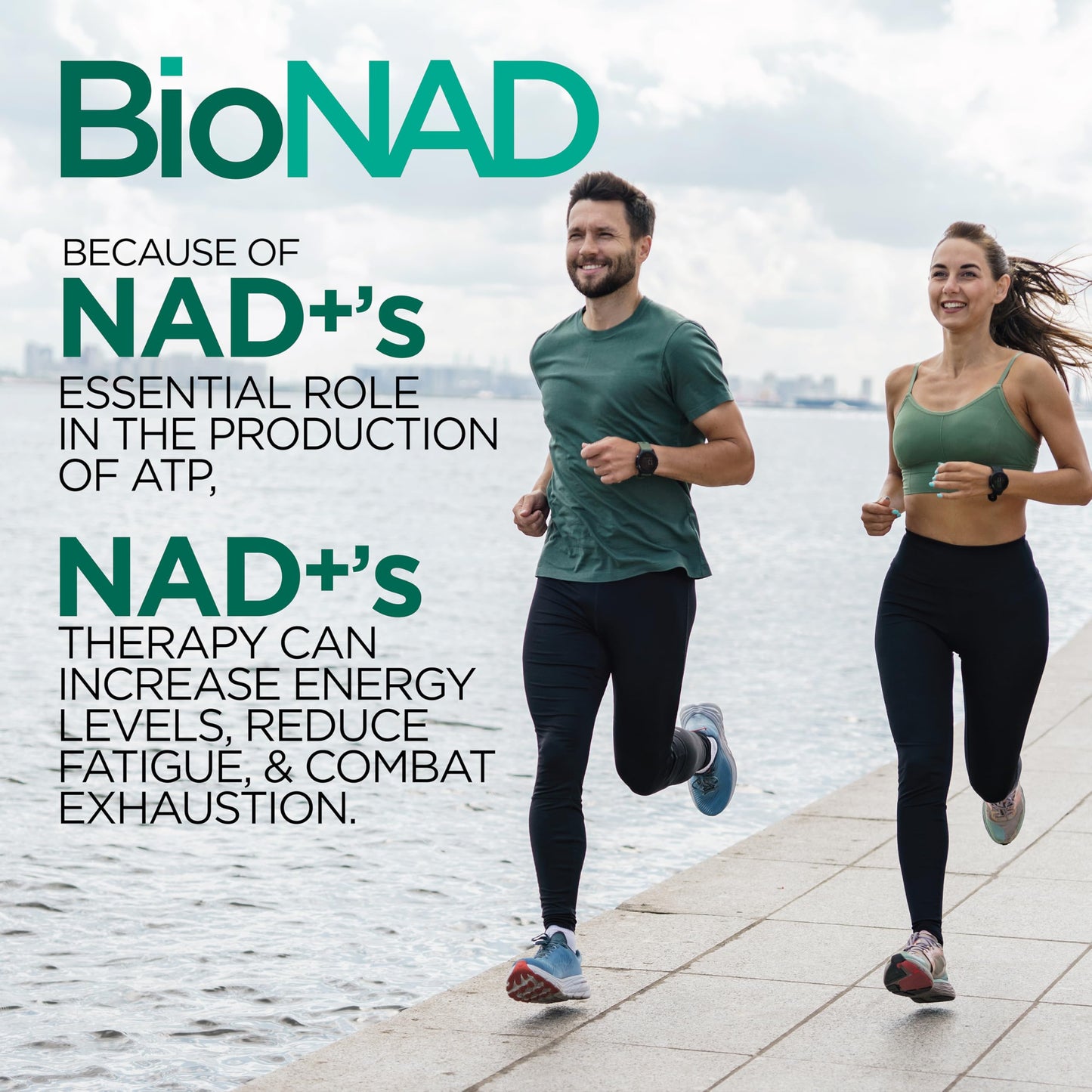 BioNAD NAD+ Natural Energy Booster - Boost NAD+, Supports Cardiovascular Health - Vegan/Non-GMO