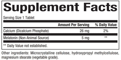 Bioclinic Naturals Melatonin Time Release 5 mg – 60 Tablets