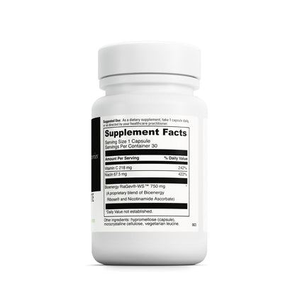 DAVINCI Labs NAD+ Activate – NAD+ Supplement with Vitamin C & Niacin | Brain Health & Cellular Energy