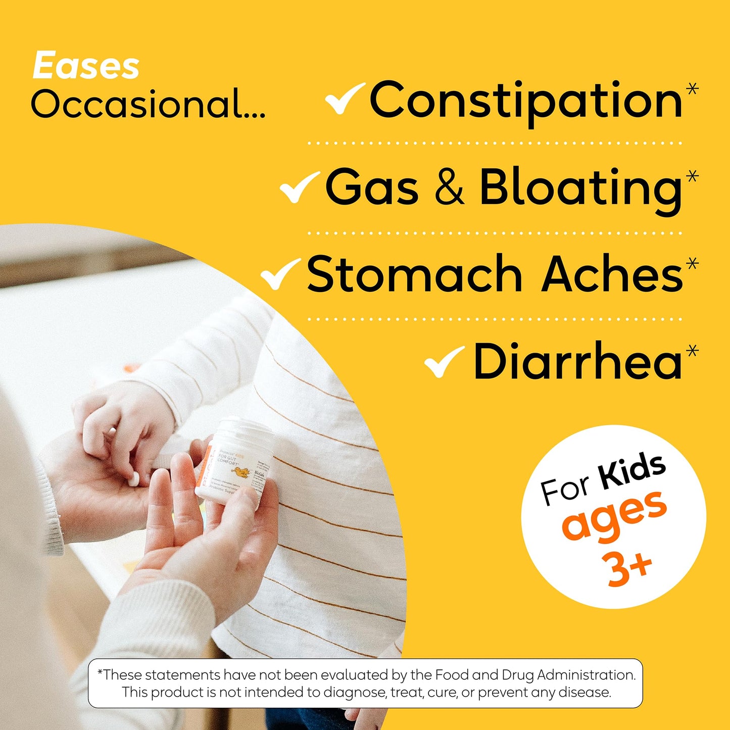 BioGaia Protectis Chewable Tablets for Toddlers to Teens – Digestive Comfort, 2 Pack (30 Tablets)