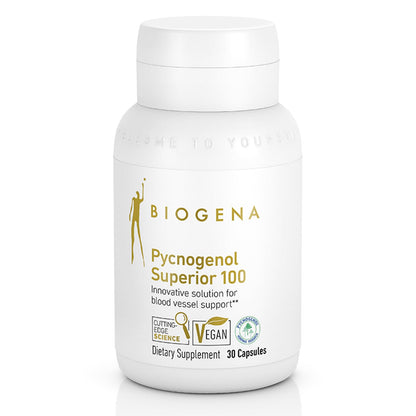 Biogena Pycnogenol 100 mg Gold – Pine Bark Extract for Blood Circulation