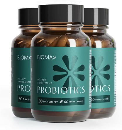 BIOMA Probiotics – Digestive Health Probiotic with XOS, Tributyrin & Bifidobacterium — 180 Delayed-Release Capsules (90-Day Supply)