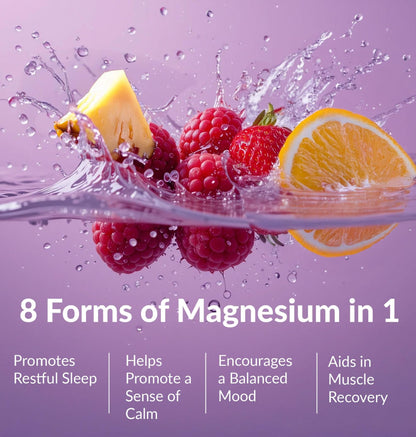 BIOptimizers Magnesium Breakthrough Drink – 8 Magnesium Forms, Electrolytes, Sleep Support & Recovery
