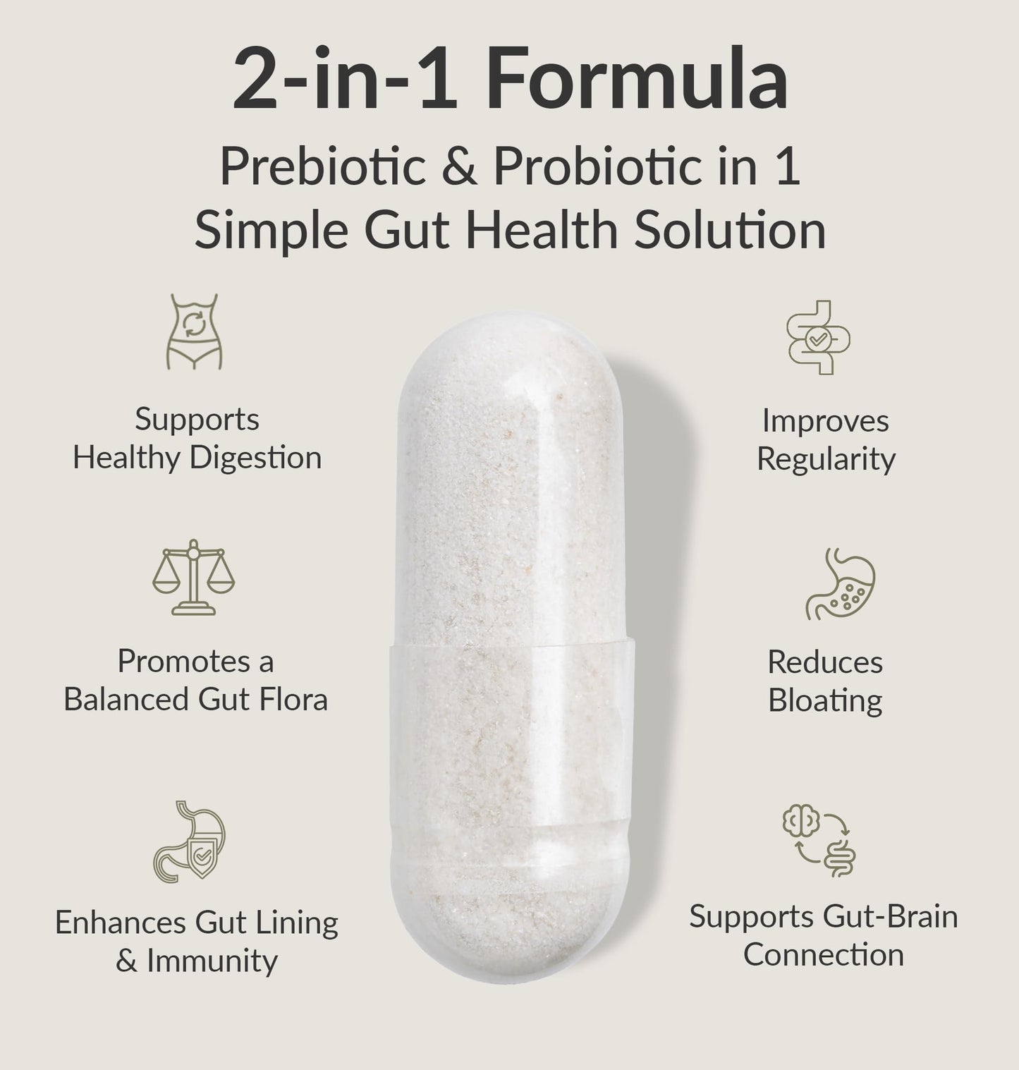 BiOptimizers Probiotic Breakthrough | Lactobacillus Plantarum OM Probiotics & Prebiotics for Gut, Digestive & Immune Support | 30 Vegan Capsules