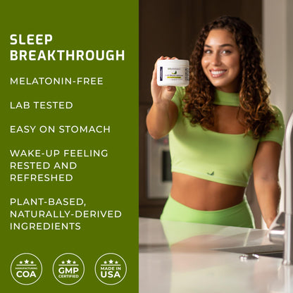 BIOptimizers Sleep Breakthrough – Melatonin-Free Deep Sleep (Vegan, Magnesium & Zinc) – Tropical Dreams