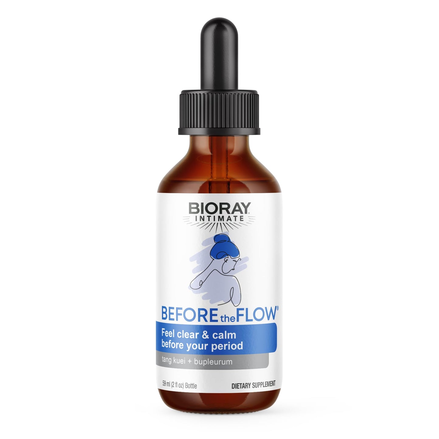 BIORAY Before The Flow 2 oz | Supports PMS, Non-GMO, Gluten Free