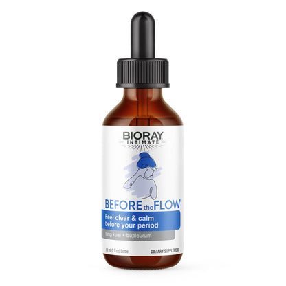 BIORAY Before The Flow 2 oz | Supports PMS, Non-GMO, Gluten Free