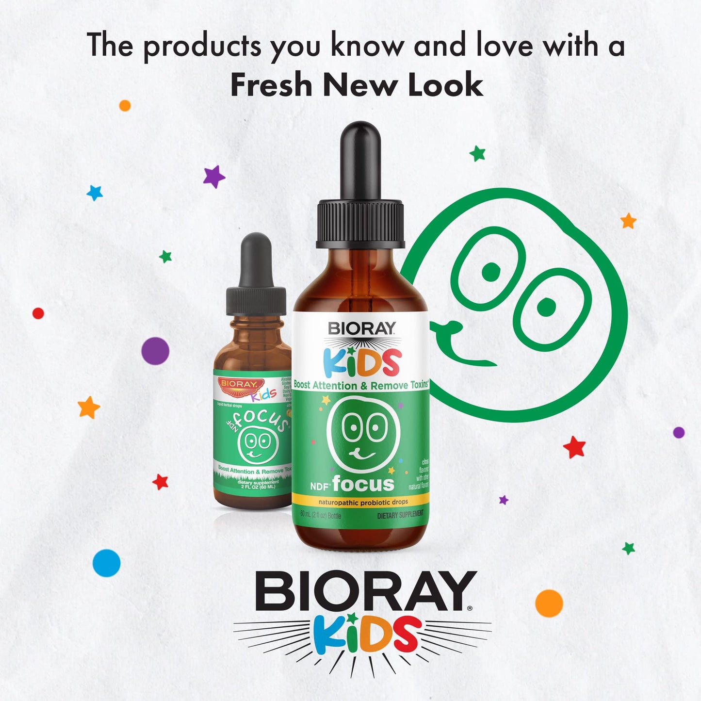 BIORAY Kids NDF Focus Citrus – 4 fl oz | Focus & Steady Energy