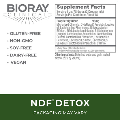 BIORAY NDF - 1 fl oz | Non-GMO, Vegetarian, Gluten Free ~18 Servings