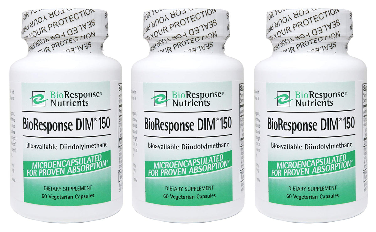 Bioresponse DIM 150 – 60 Vcs. (3 Pack) | 60 Count High-Potency DIM Supplement