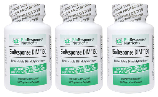 Bioresponse DIM 150 – 60 Vcs. (3 Pack) | 60 Count High-Potency DIM Supplement