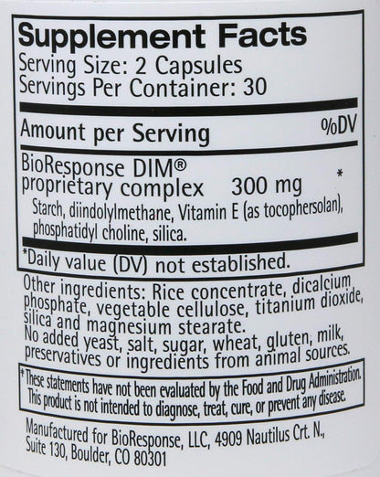 Bioresponse DIM 150 – 60 Vcs. (3 Pack) | 60 Count High-Potency DIM Supplement