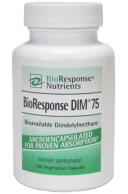 BioResponse DIM 75-75mg 120 Capsules | BR-DIM for Hormonal Balance
