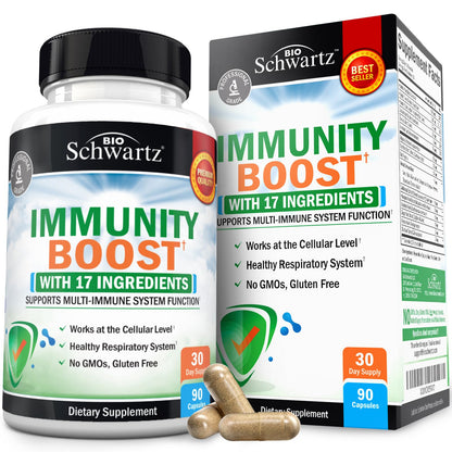 BioSchwartz Immune Support Supplement | Vitamin C, Zinc & Elderberry