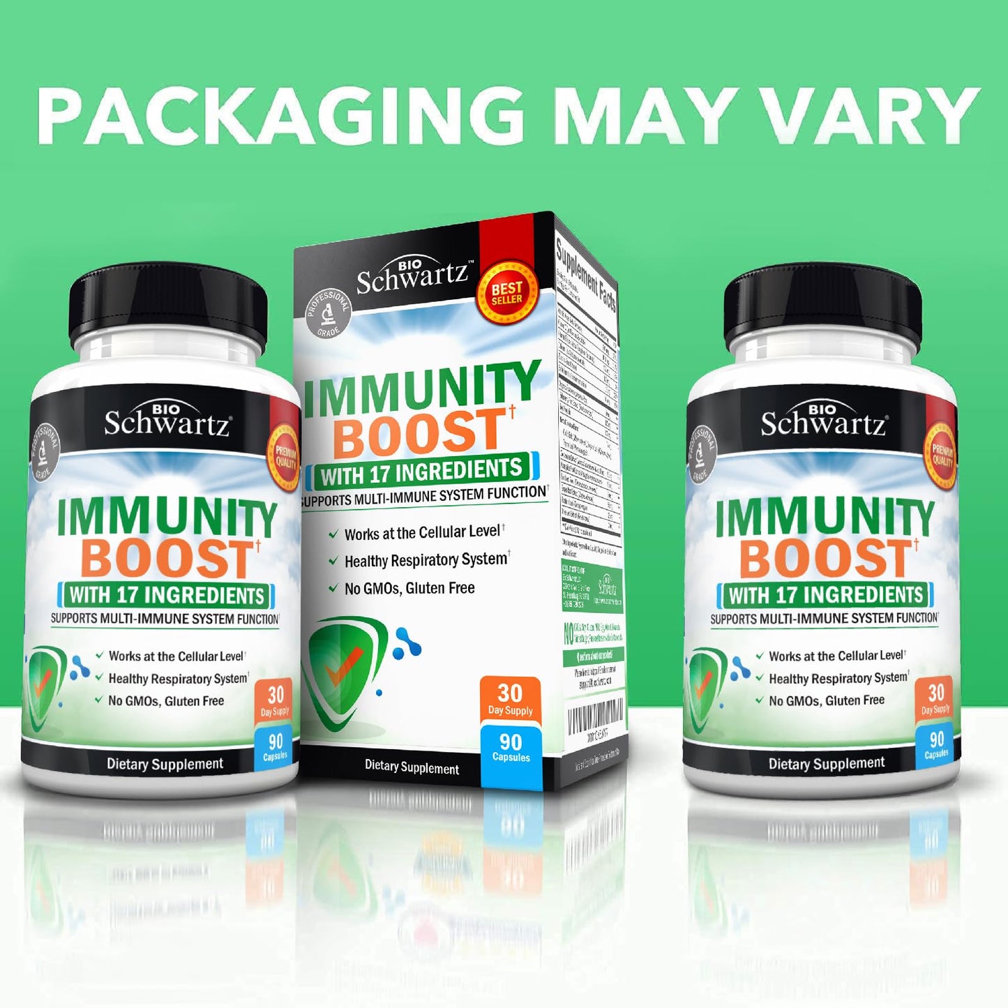 BioSchwartz Immune Support Supplement | Vitamin C, Zinc & Elderberry