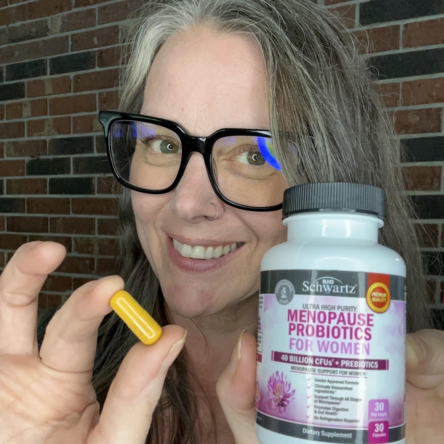 BioSchwartz Menopause Probiotics - 40 Billion CFU for Women | 30 Servings, Non-GMO