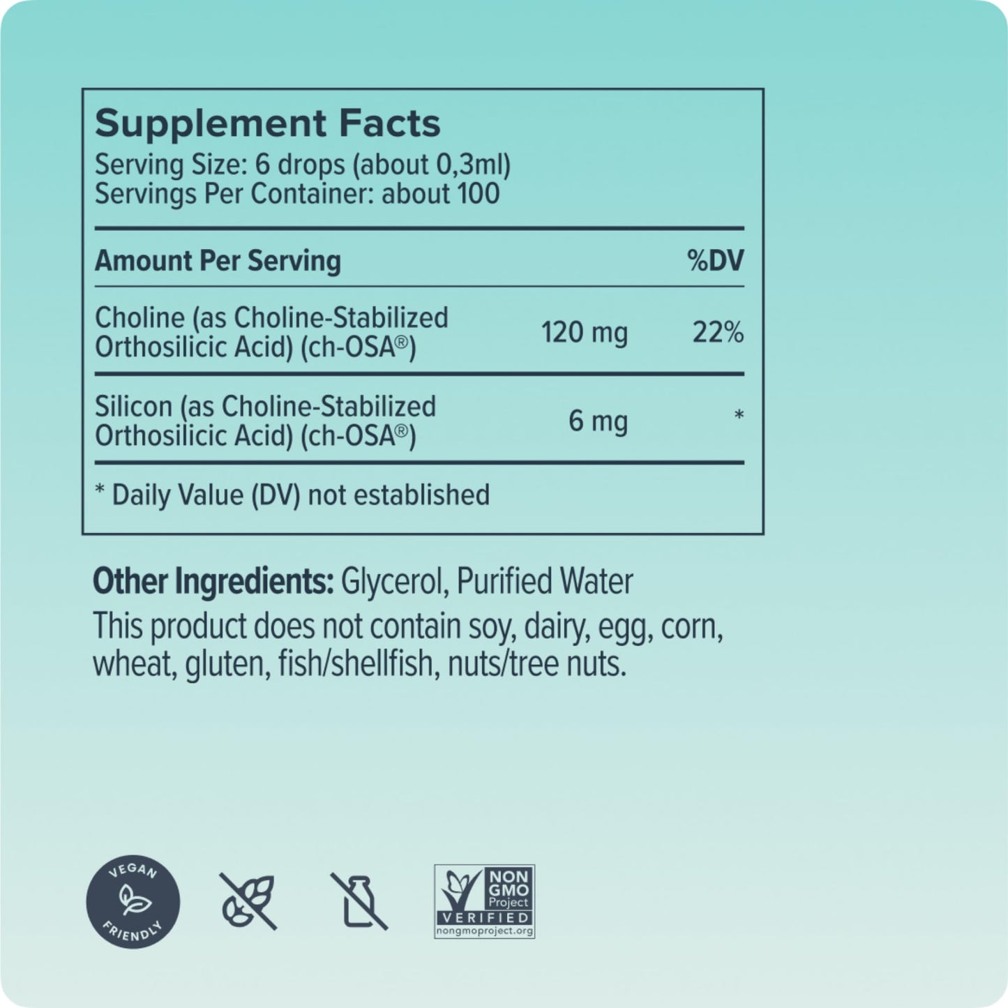 Biosil Collagen Generator Drops with ch-OSA – 1 fl oz – 60-Day Supply