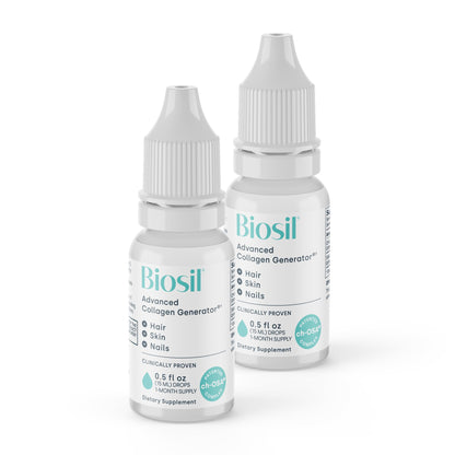 Biosil Collagen Booster Drops – 0.5 fl oz (Pack of 2) with Patented ch-OSA Activator