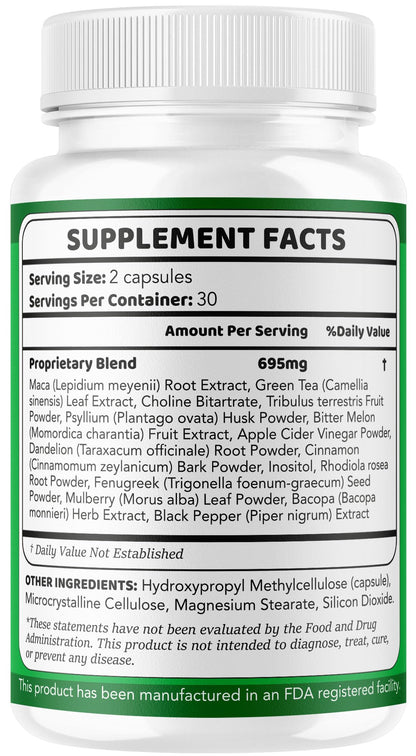 BioSlim Cleanse Capsules – Official Bio Slim Supplement | 60 Capsules