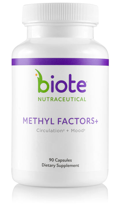 Biote Methyl Factors+ – Circulation + Mood, 90 Capsules