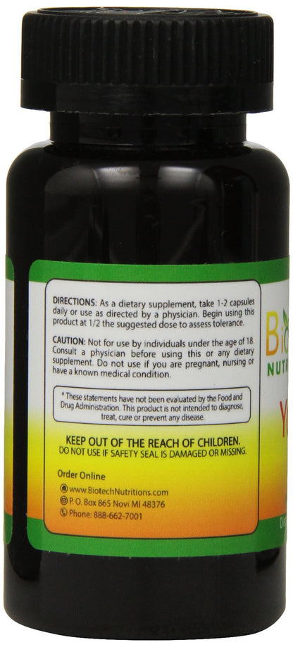 Biotech Nutritions Yohimbine HCl Dietary Supplement, 120 Count