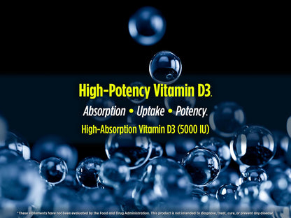 Biotest D Fix - 5000 IU Vitamin D3 Softgels | 90 Servings
