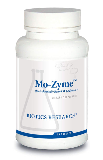 Biotics Research Mo-Zyme Molybdenum 50 micrograms – Liver Support, Detoxification, Essential Trace Element, Healthy Metabolism, Antioxidant Support | 100 Tablets