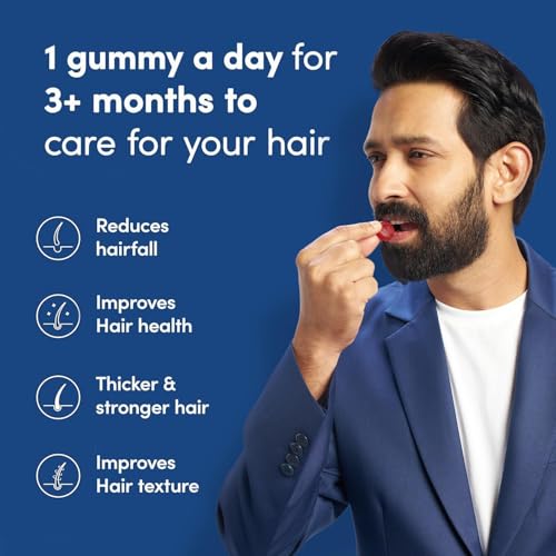 Man Matters Biotin Hair Gummy for Healthy Hair – No Sugar Added | 60 Gummies