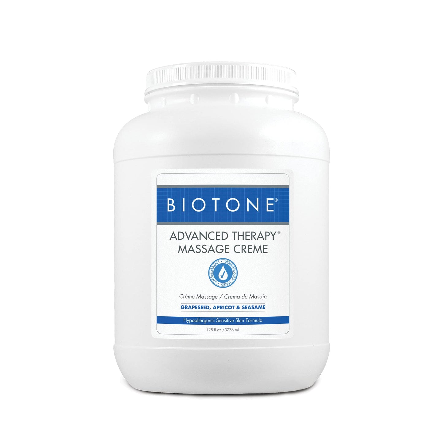 BIOTONE Advanced Therapy Massage Creme – Hypoallergenic & Fragrance-Free
