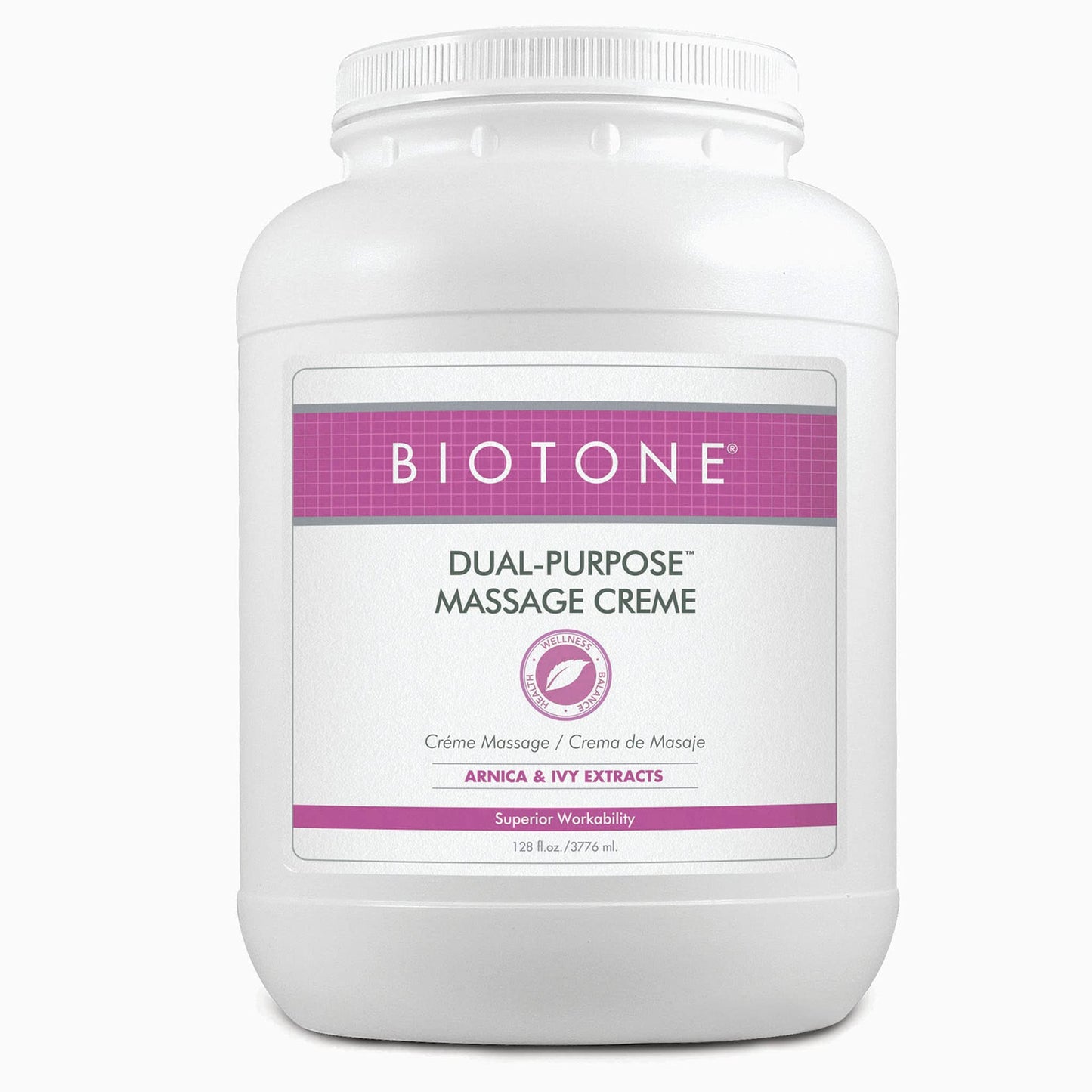 Biotone Dual-Purpose Massage Crème – Arnica & Ivy Extracts | Pure ingredients