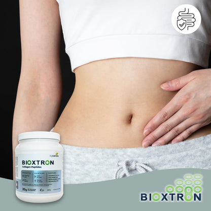 Bioxtron Collagen Peptides Powder – Unflavored Type I Bovine, 600g (30 Servings) with Hyaluronic Acid & Biotin