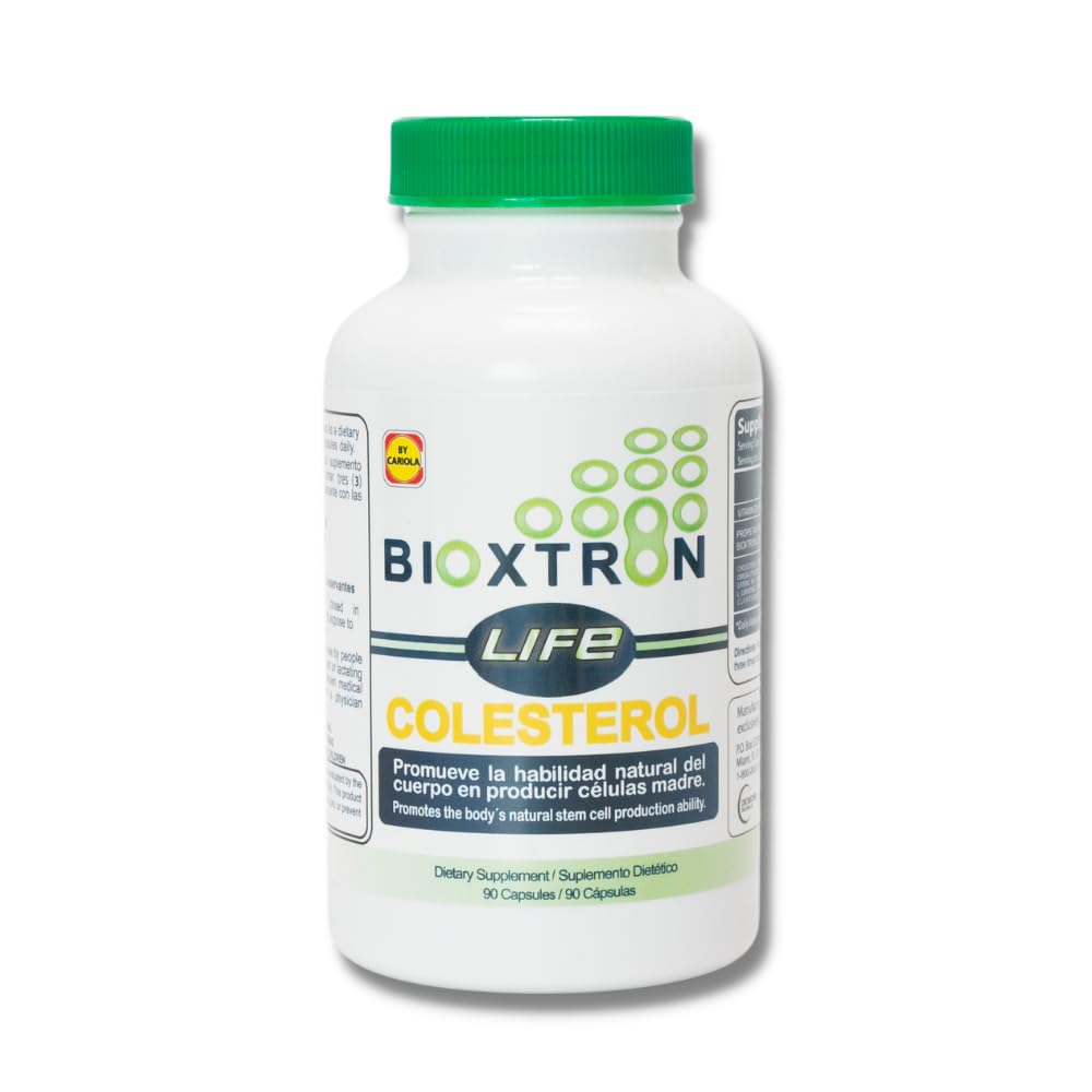 Bioxtron Life Cholesterol Support — Natural AFA Stem Cell Supplement | Immune & Joint Health | 90 Caps