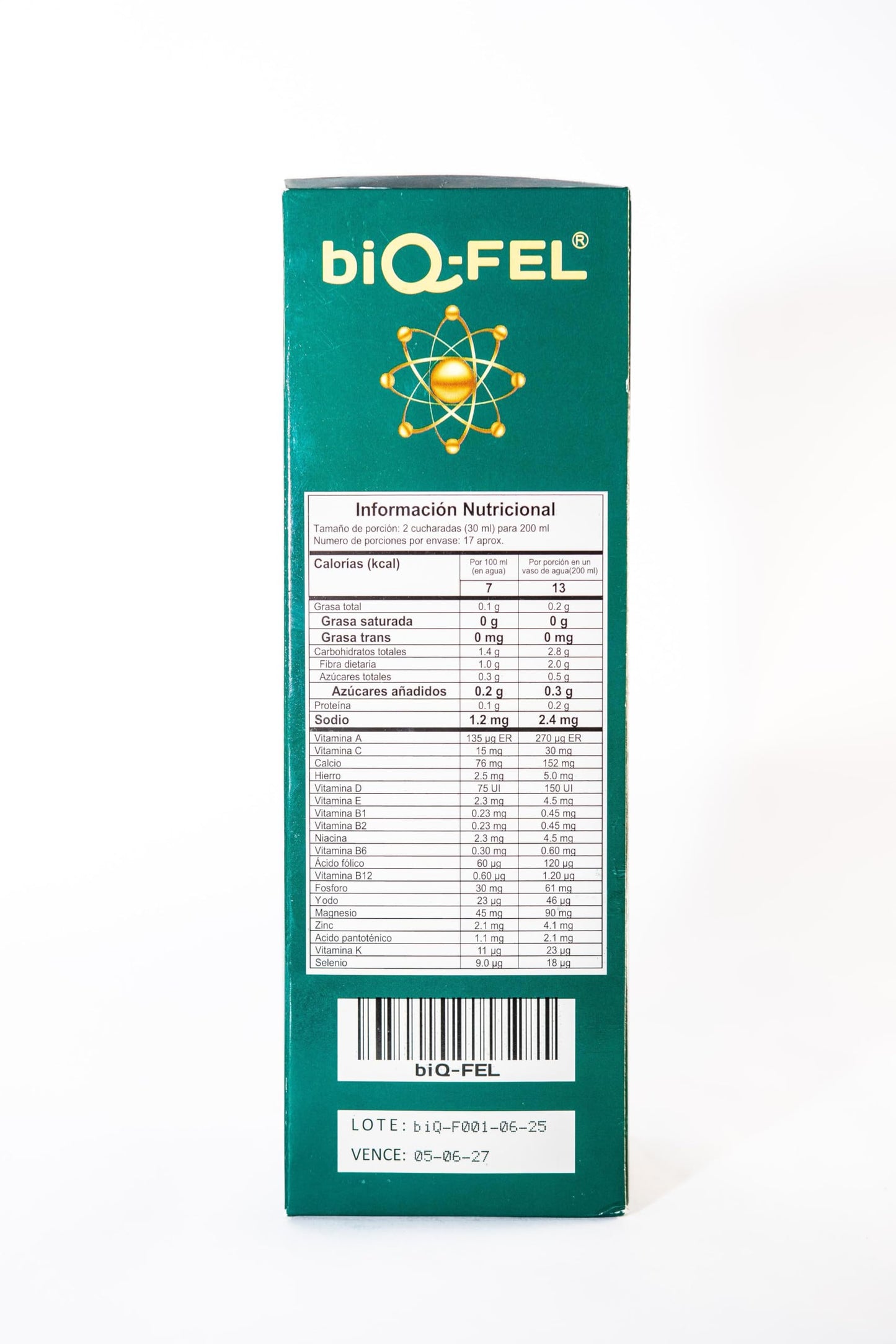 BIQ-FEL Natural Supplement – Chontaduro, Guarana & Borojo | 500ml Plant-Based Energy