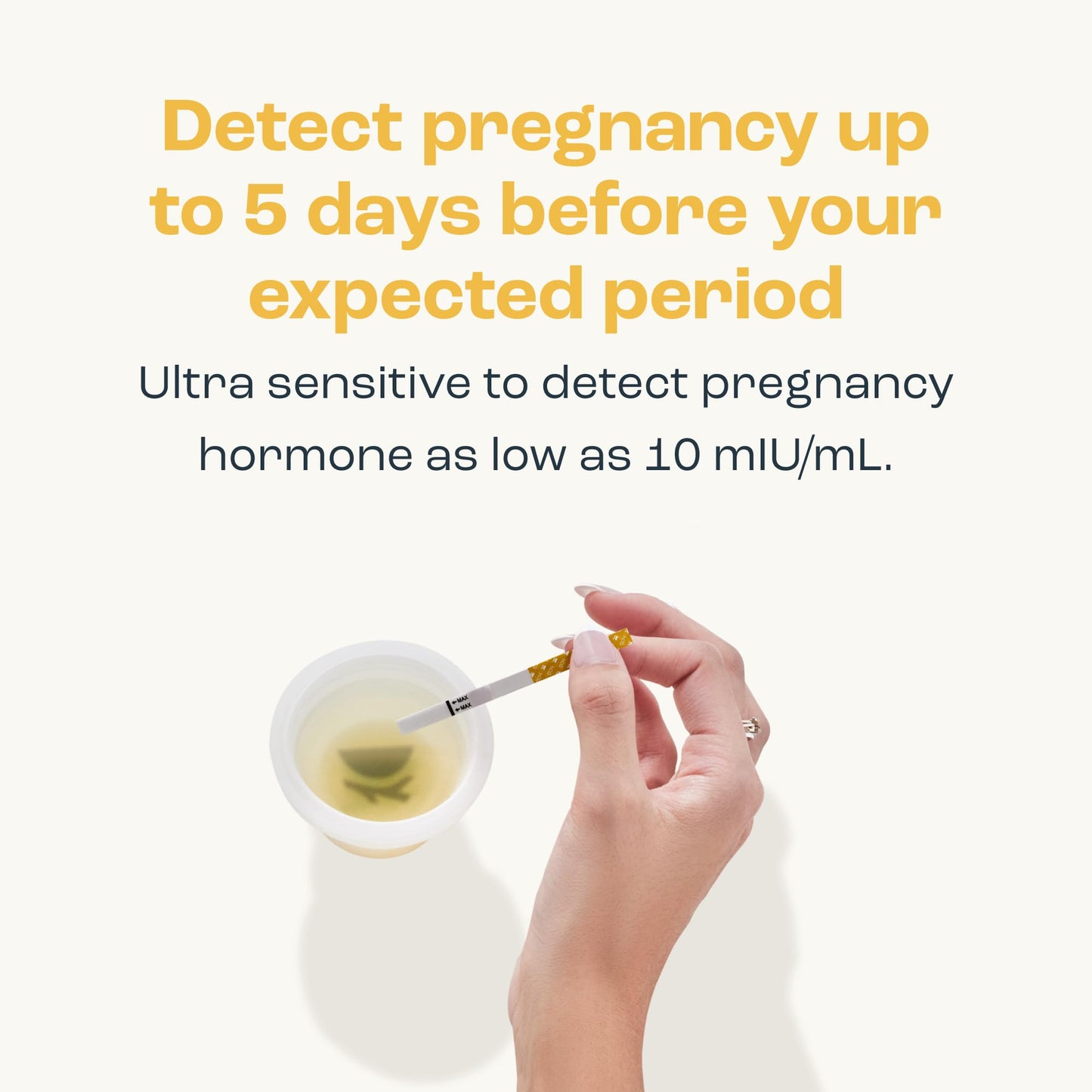 Bird&Be Pregnancy Test Strips – Early Detection (5-Strip Kit, FSA Eligible)