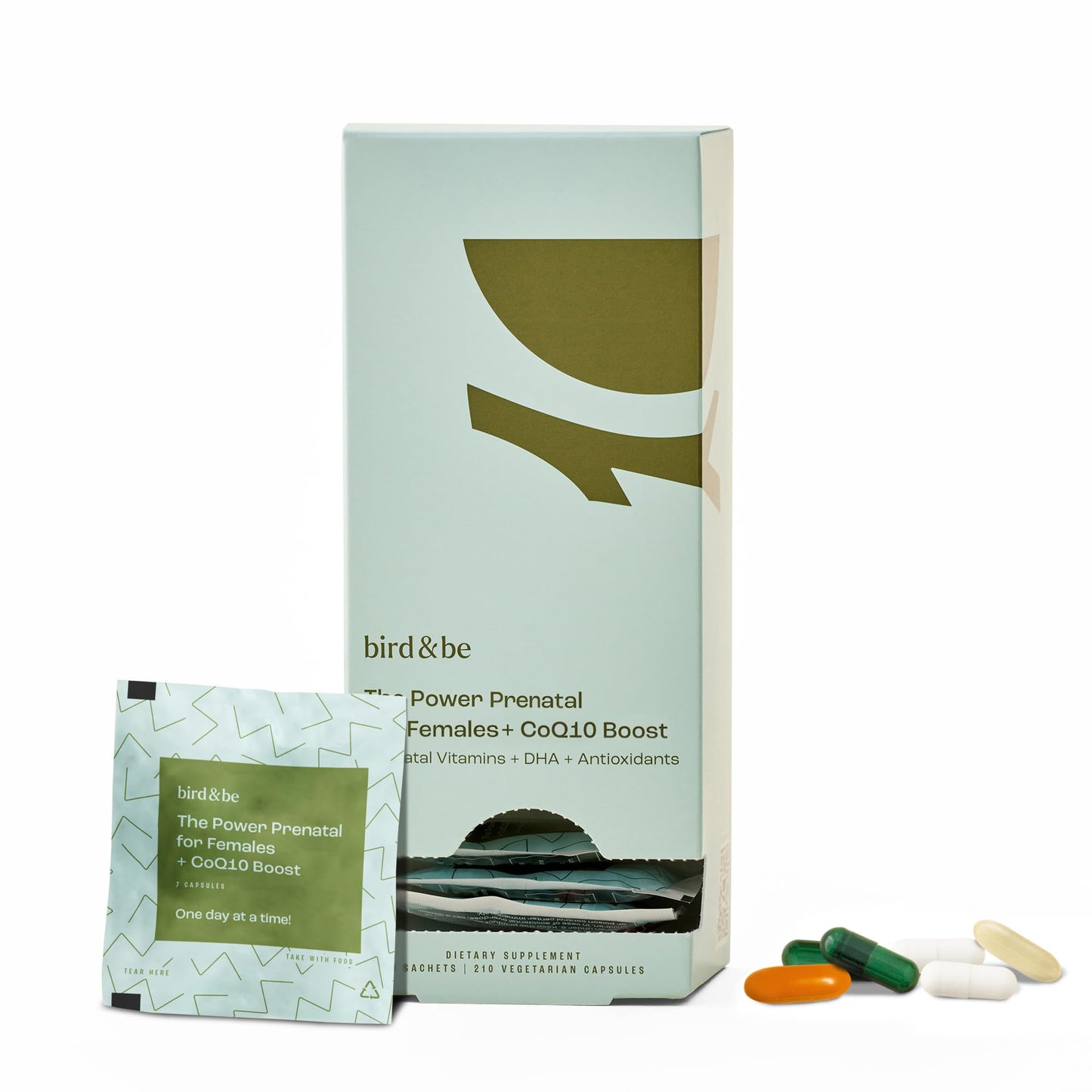 bird&be The Power Prenatal for Females with CoQ10 Boost | Preconception & Prenatal Multivitamin