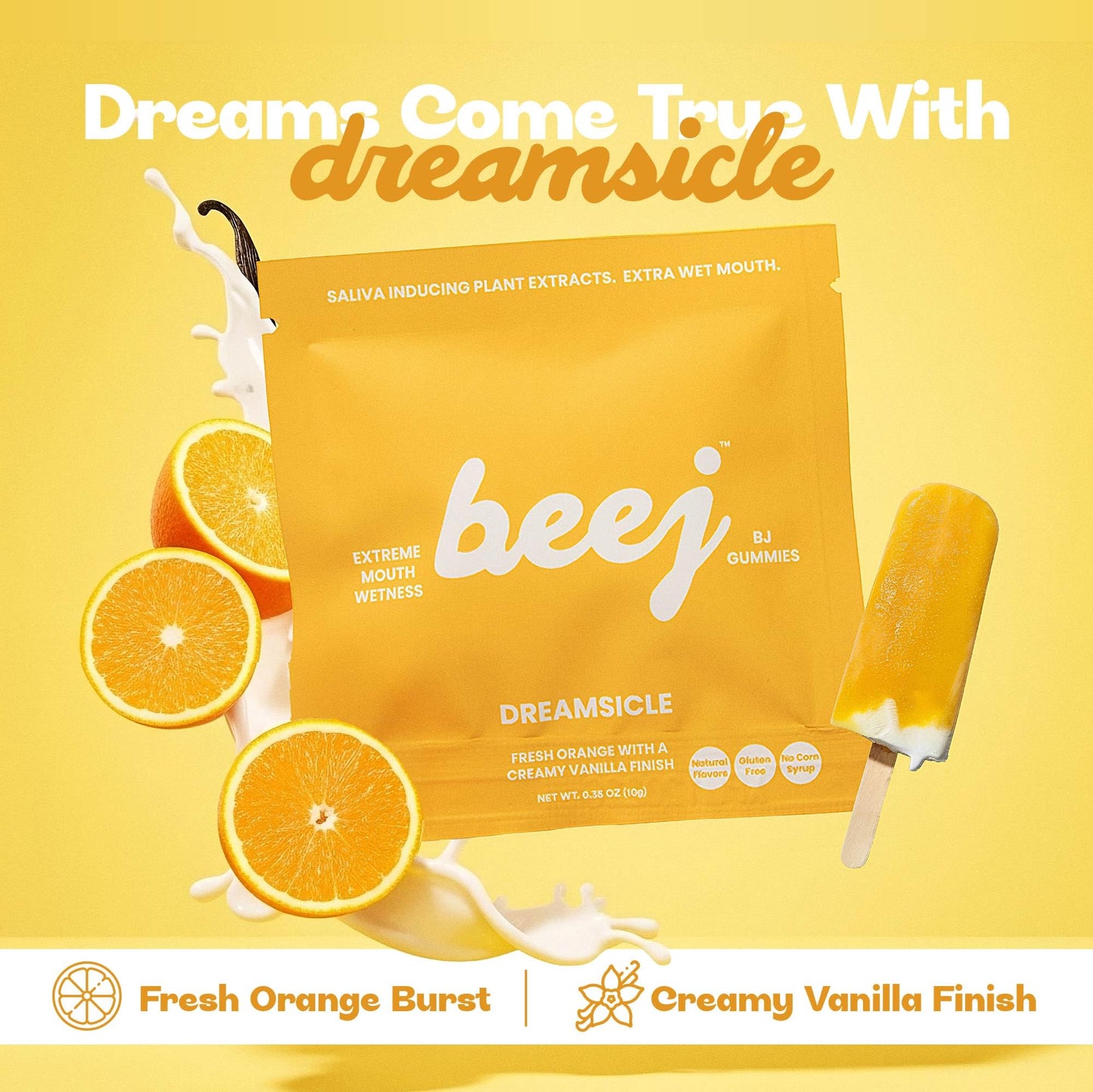 BJ Gummies by BEEJ - Dreamsicle Oral Sex Candy for Couples