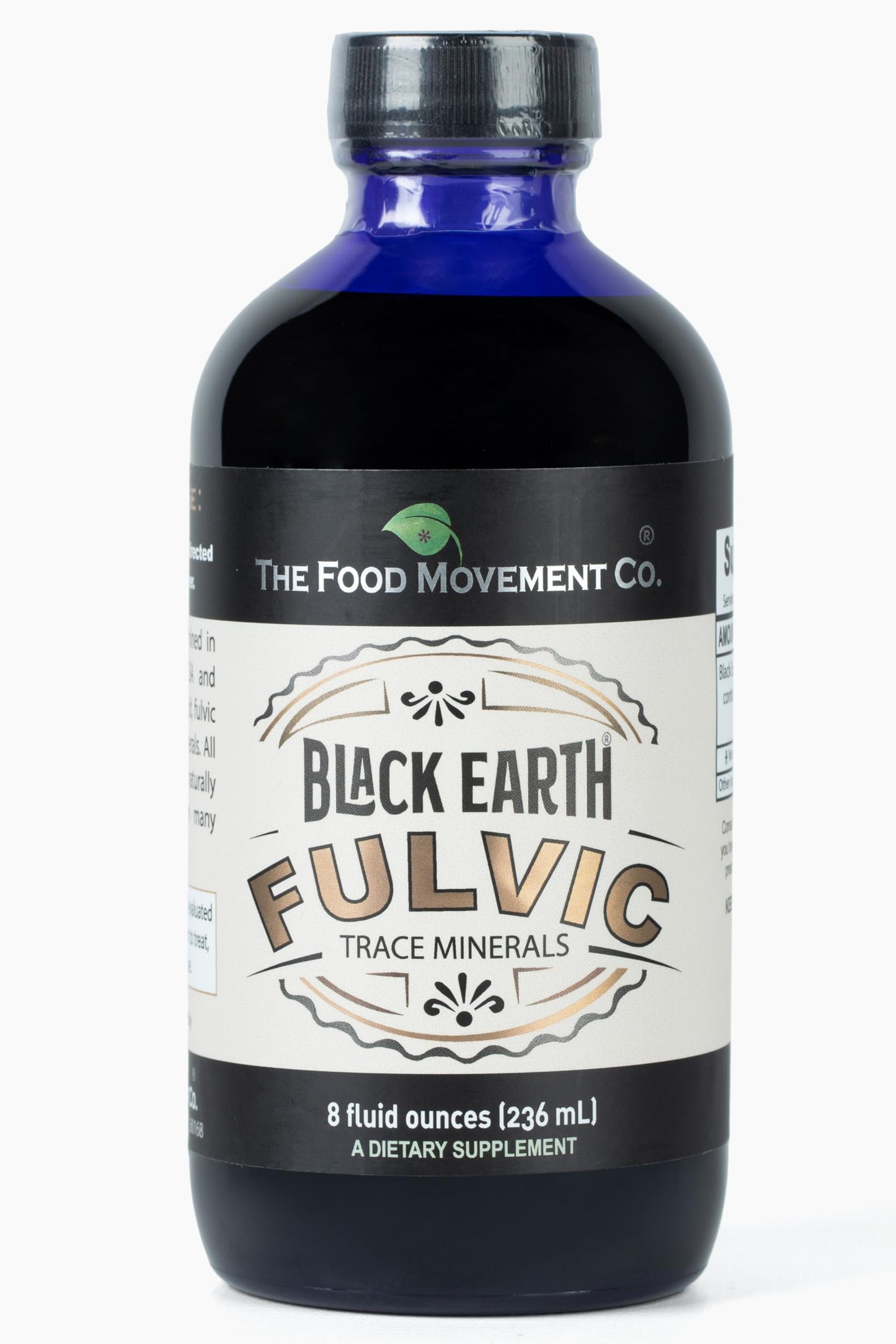Black Earth Fulvic Acid – Humic & Fulvic Minerals with Electrolytes (8 oz)