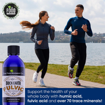 Black Earth Fulvic Acid – Humic & Fulvic Minerals with Electrolytes (8 oz)