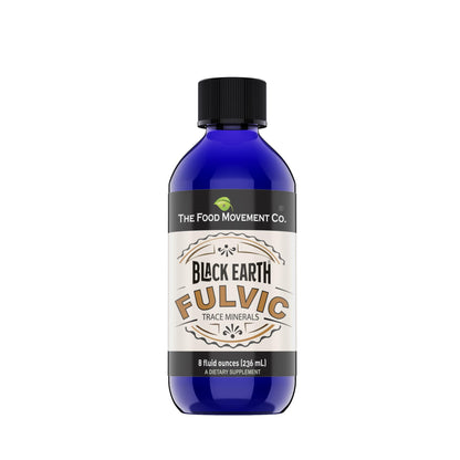 Black Earth Fulvic Acid – Humic & Fulvic Minerals with Electrolytes (8 oz)