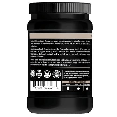 Black Forest High Flavanol Cocoa Powder — 1200mg Flavanols & 600mg Epicatechin