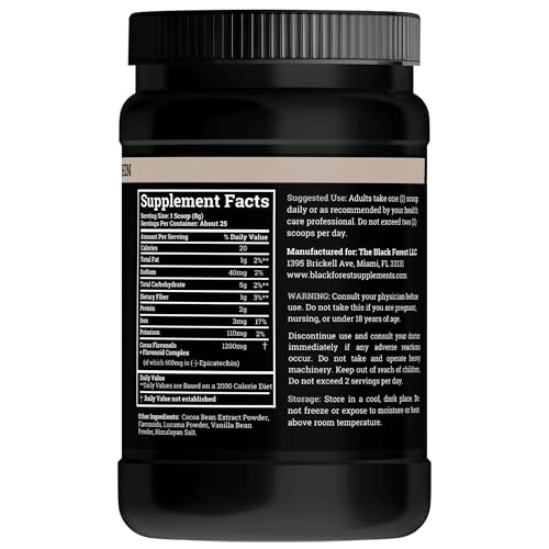 Black Forest High Flavanol Cocoa Powder — 1200mg Flavanols & 600mg Epicatechin
