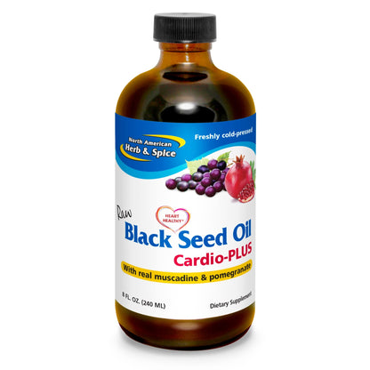 Black Seed Oil Cardio-Plus – Heart Health Support, 8 oz, Non-GMO