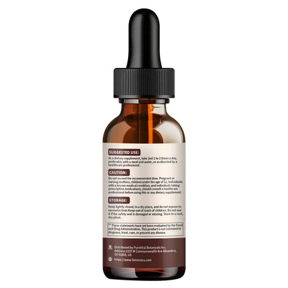 Black Walnut Wormwood Clove Cleanse Drops - 23-in-1 Gut Health Support (Raspberry, 2 oz)