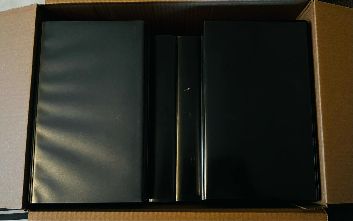 12 x Empty Black VHS Video Tape Cases